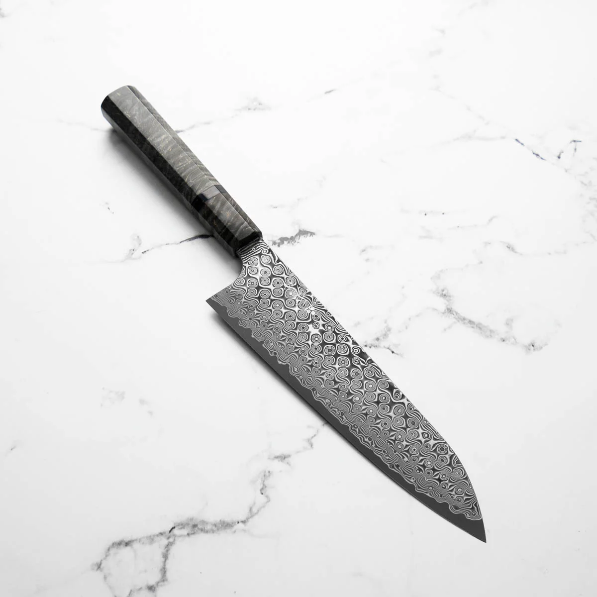 Nigara Hamono SG2 Raindrop Damascus Gyuto 210mm