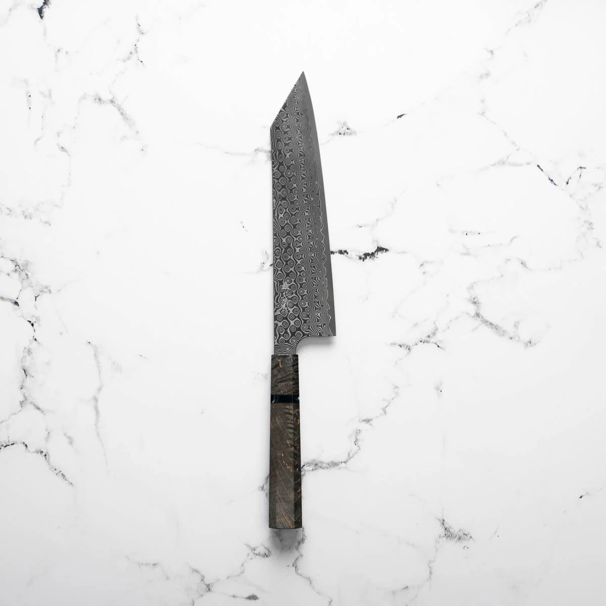 Nigara Hamono SG2 Raindrop Damascus Kiritsuke Gyuto 240mm - Image 3