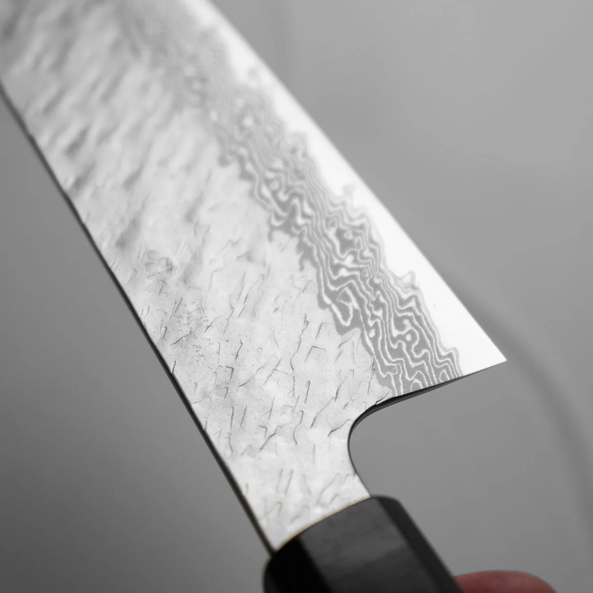 Nigara Hamono VG10 Tsuchime Damascus Nakiri 165mm - Image 3