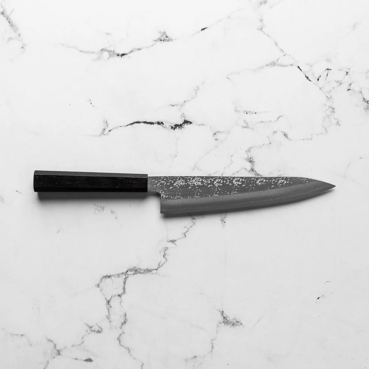 Okeya Ginsan Gyuto 210mm - Ebony - Image 4