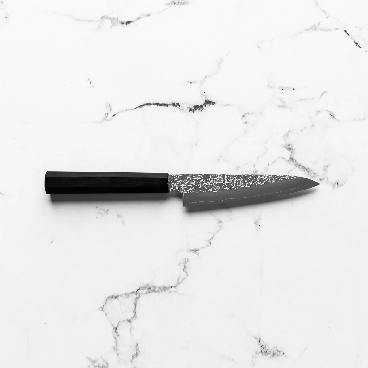 Okeya Ginsan Petty 130mm - Ebony - Image 4