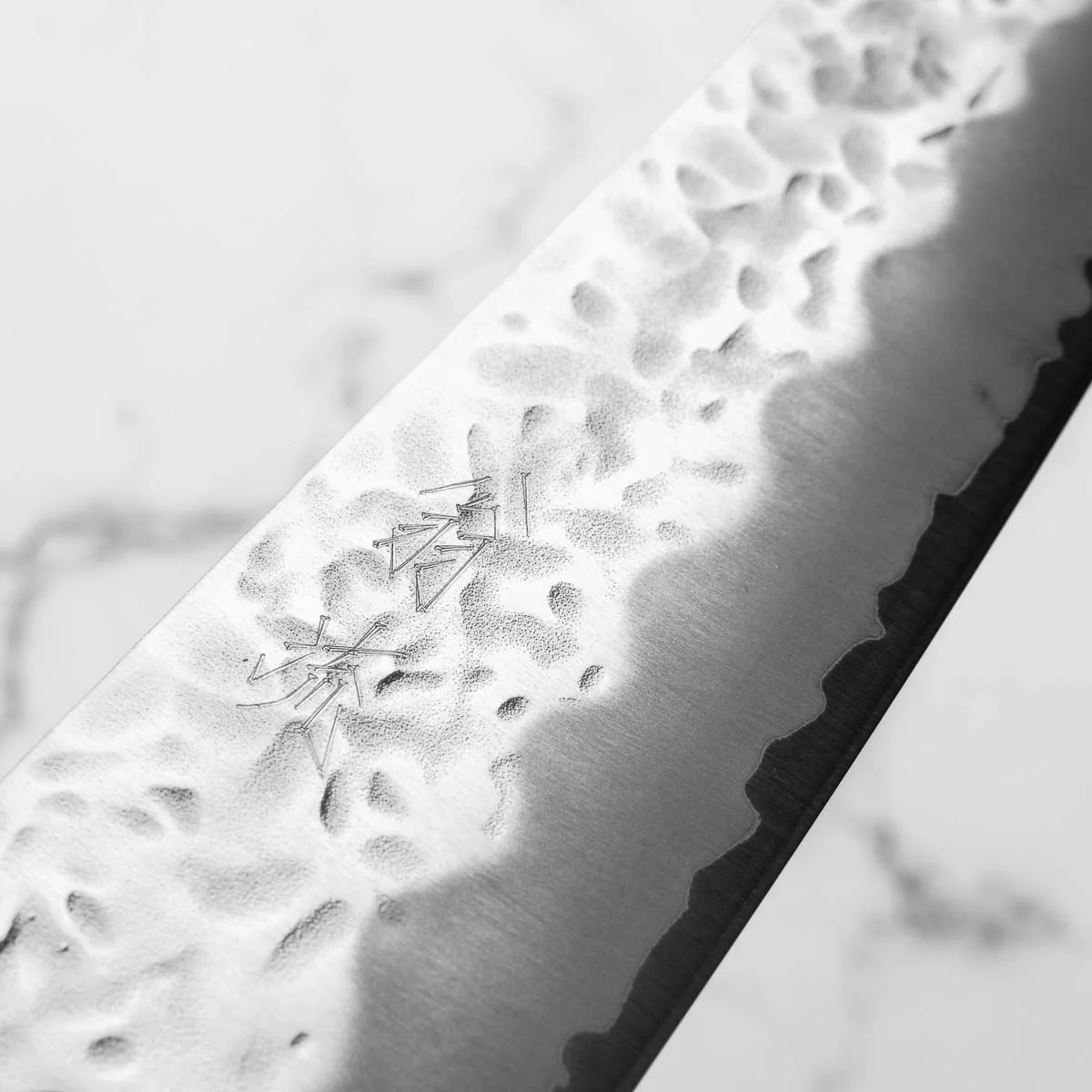 OUL Sakai White 1 Tsuchime Gyuto 210mm - Image 5