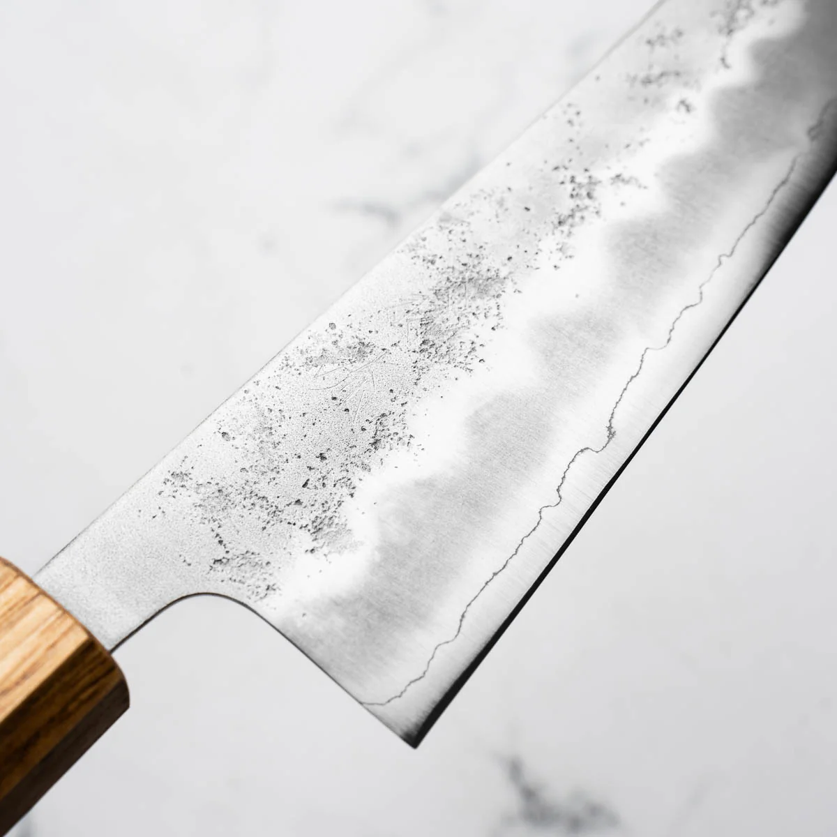 OUL Sakai Ginsan Nashiji Gyuto 210mm - Image 5
