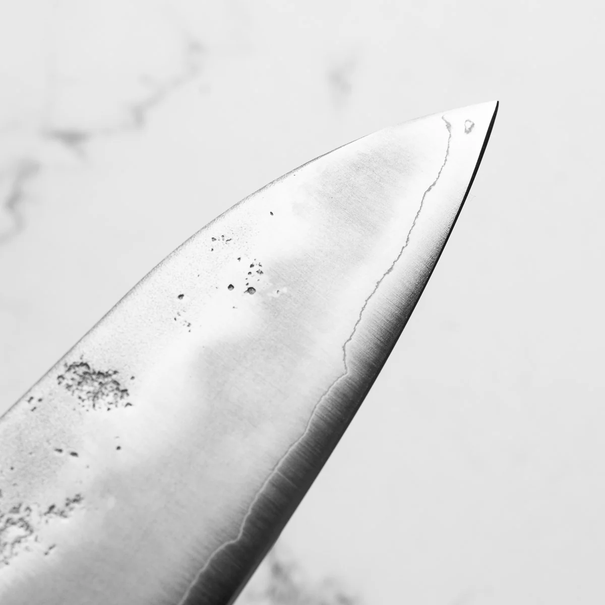 OUL Sakai Ginsan Nashiji Gyuto 210mm - Image 6