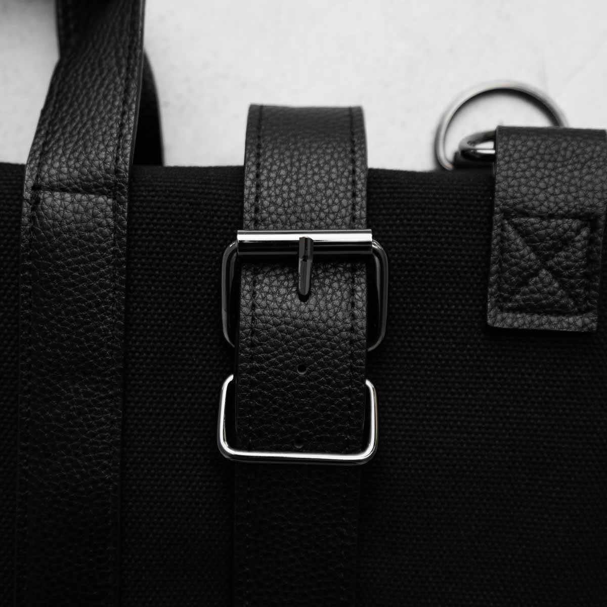 Porter 17 Pocket Waxed Canvas Leather Trim Knife Bag - Image 3