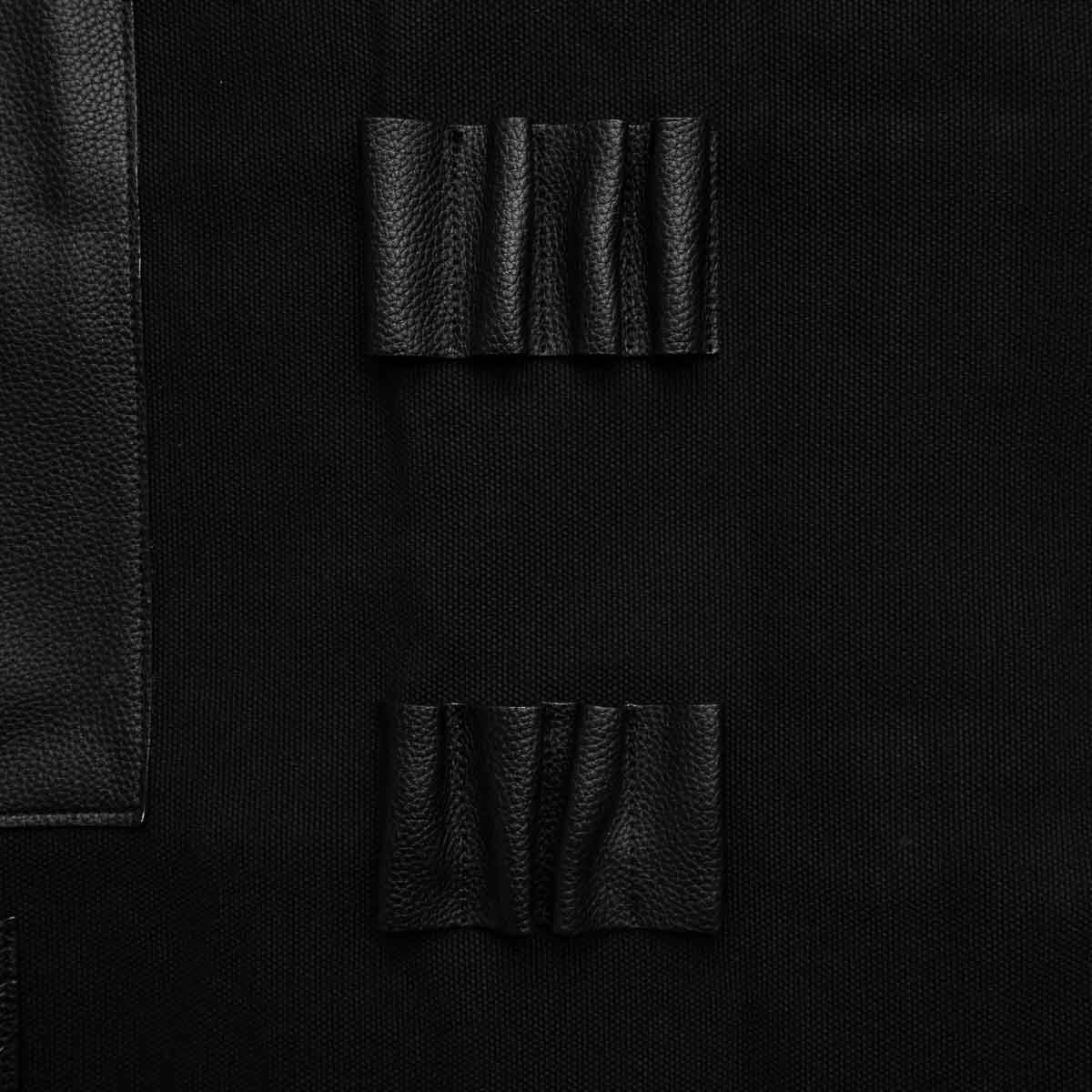 Porter 17 Pocket Waxed Canvas Leather Trim Knife Bag - Image 5
