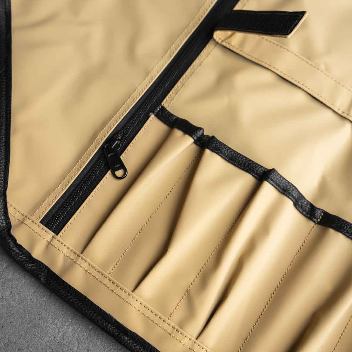 Porter 5 Pocket Polymer Knife Roll - Tan - Image 2