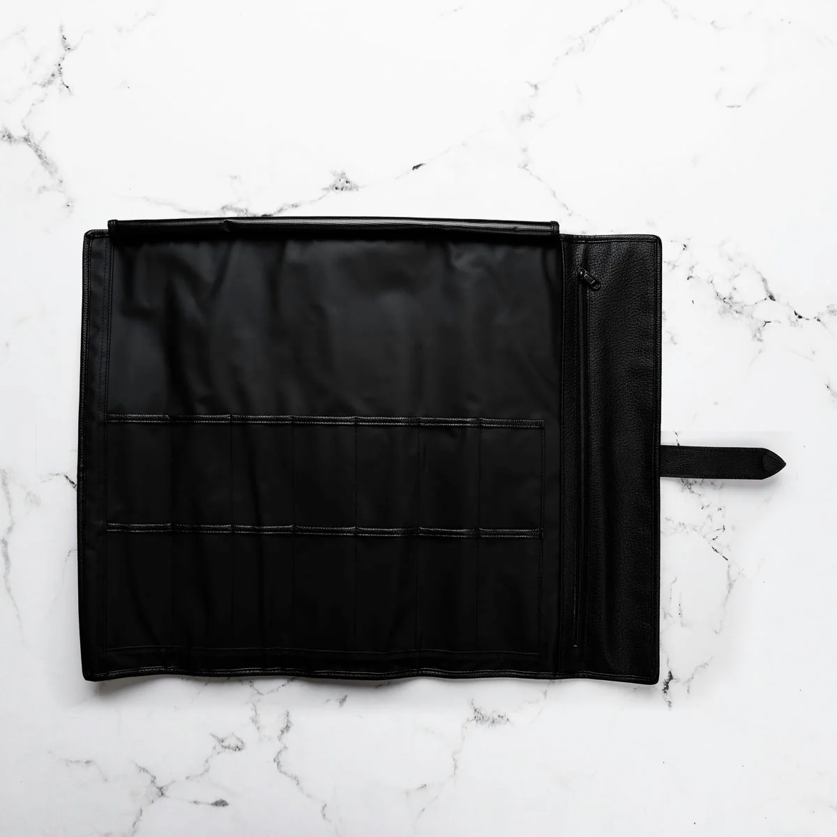 Porter 7 Pocket Polymer Leather Trim Knife Roll - Image 3