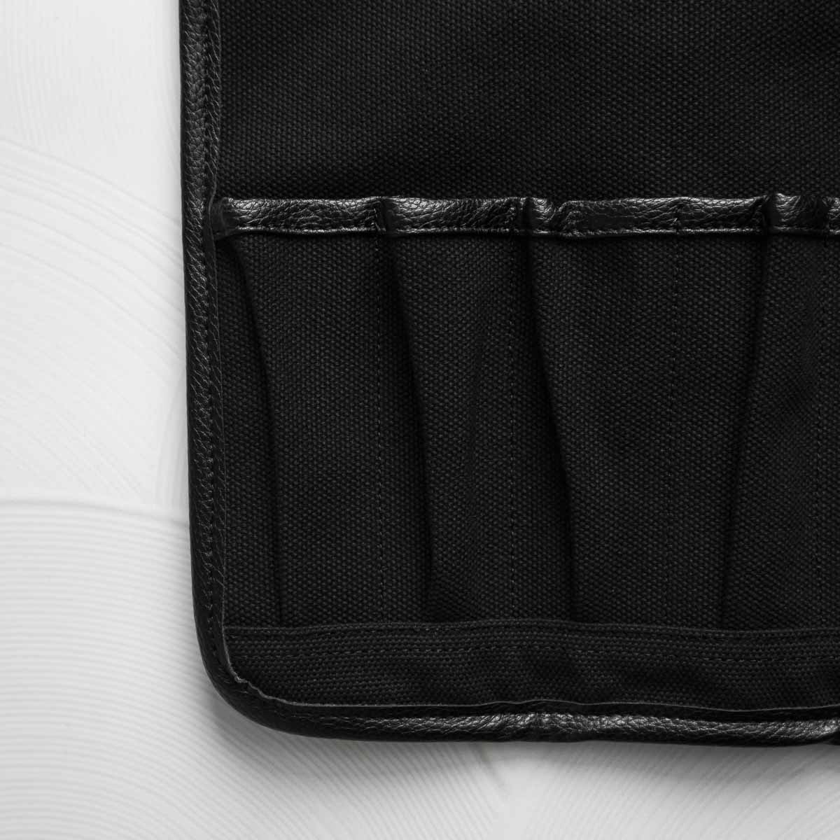 Porter 7 Pocket Waxed Canvas Leather Trim Knife Roll - Image 4