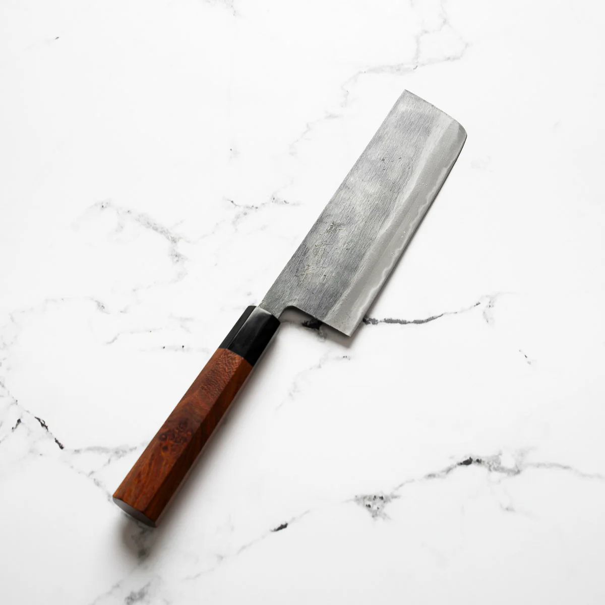 Sakai Kikumori Blue 2 Nakiri 165mm - Snakewood - Image 2