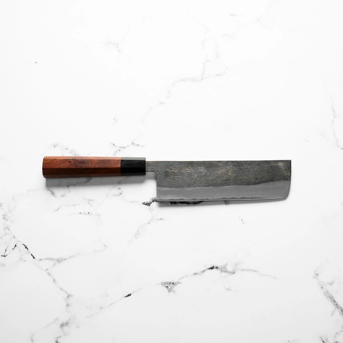 Sakai Kikumori Blue 2 Nakiri 165mm - Snakewood - Image 4