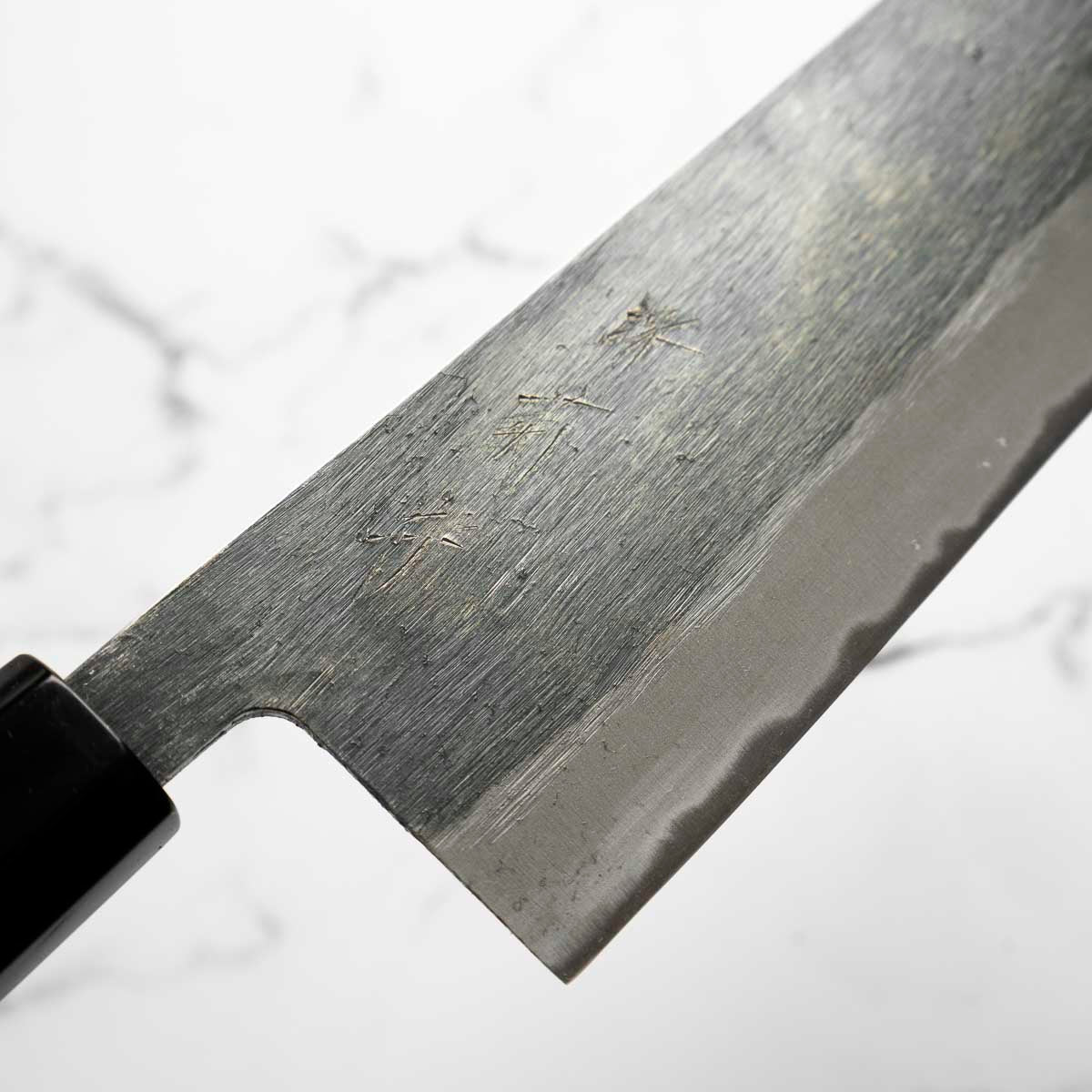Sakai Kikumori Blue 2 Nakiri 165mm - Snakewood - Image 5