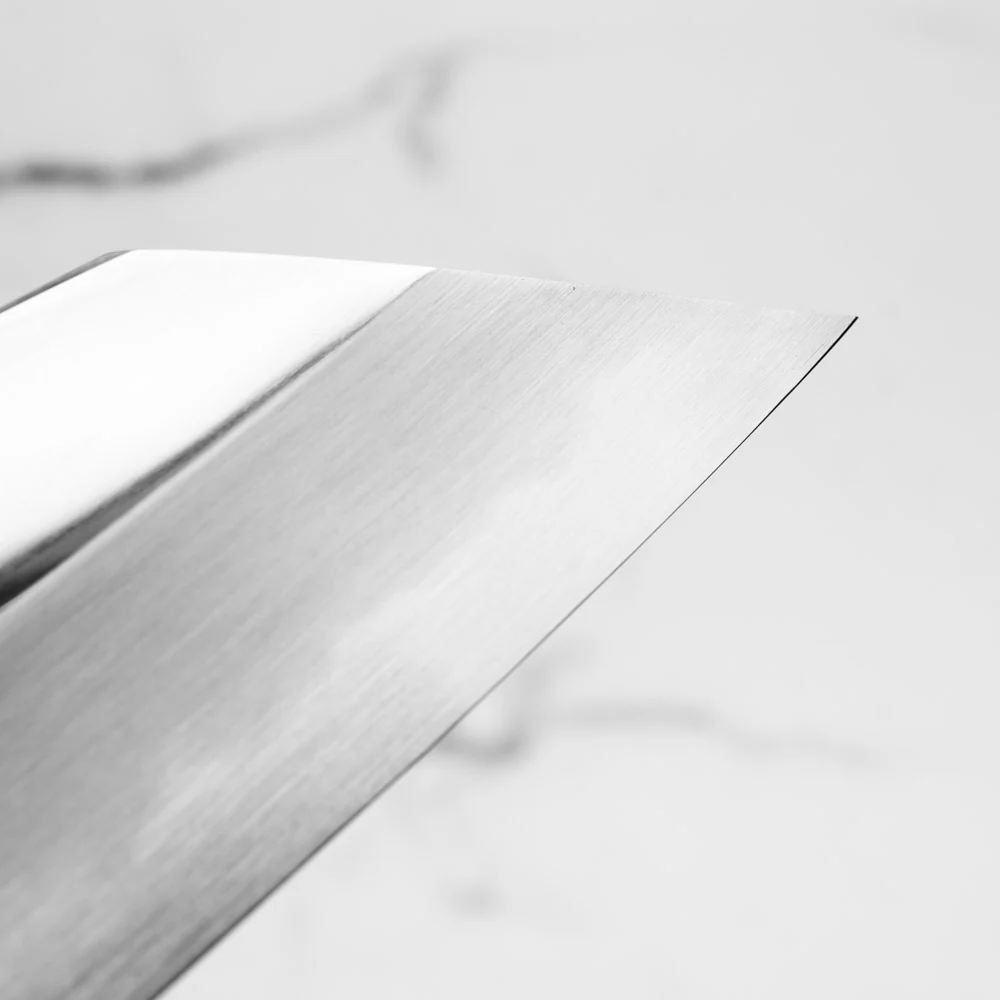 Sakai Kikumori "Choyo" Blue 1 Bunka 180mm - Quince - Image 7