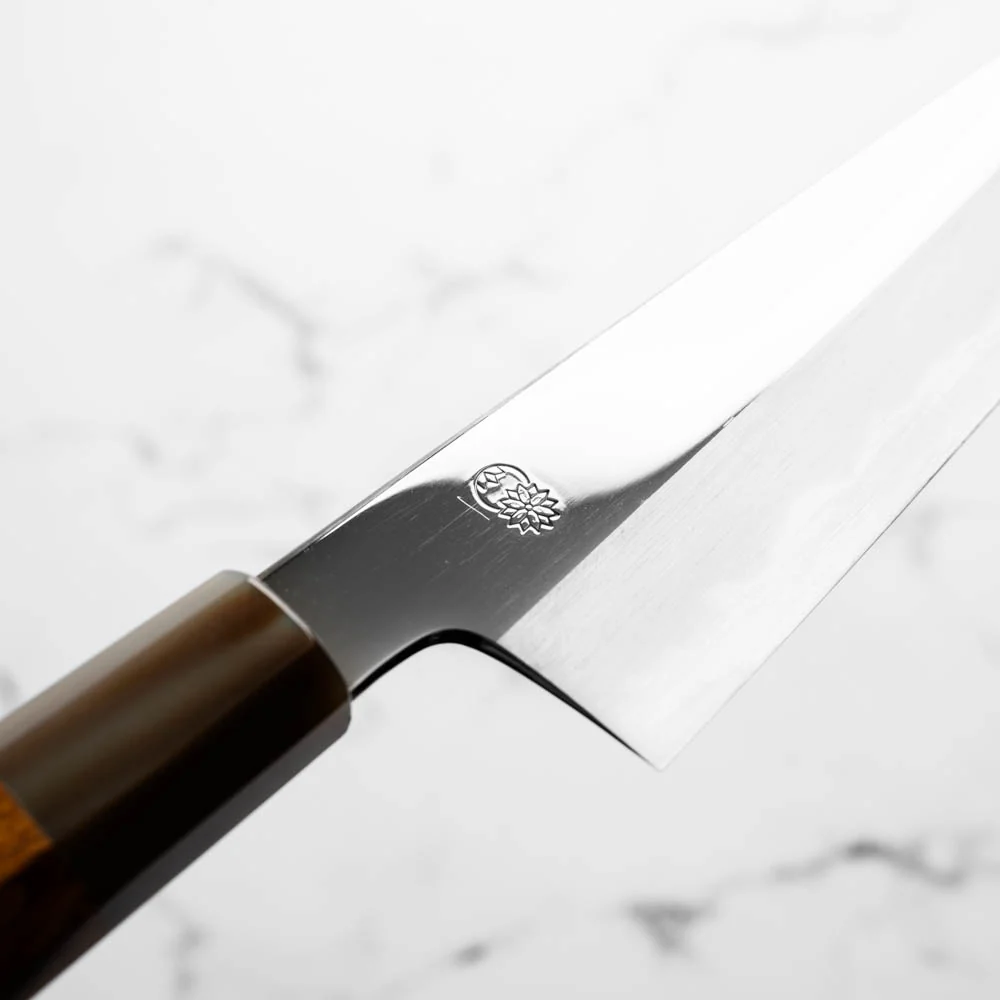 Sakai Kikumori "Choyo" Blue 1 Gyuto 210mm - Quince - Image 5
