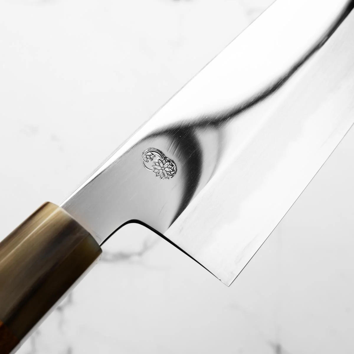 Sakai Kikumori "Choyo" Blue 1 Gyuto 270mm - Quince - Image 5