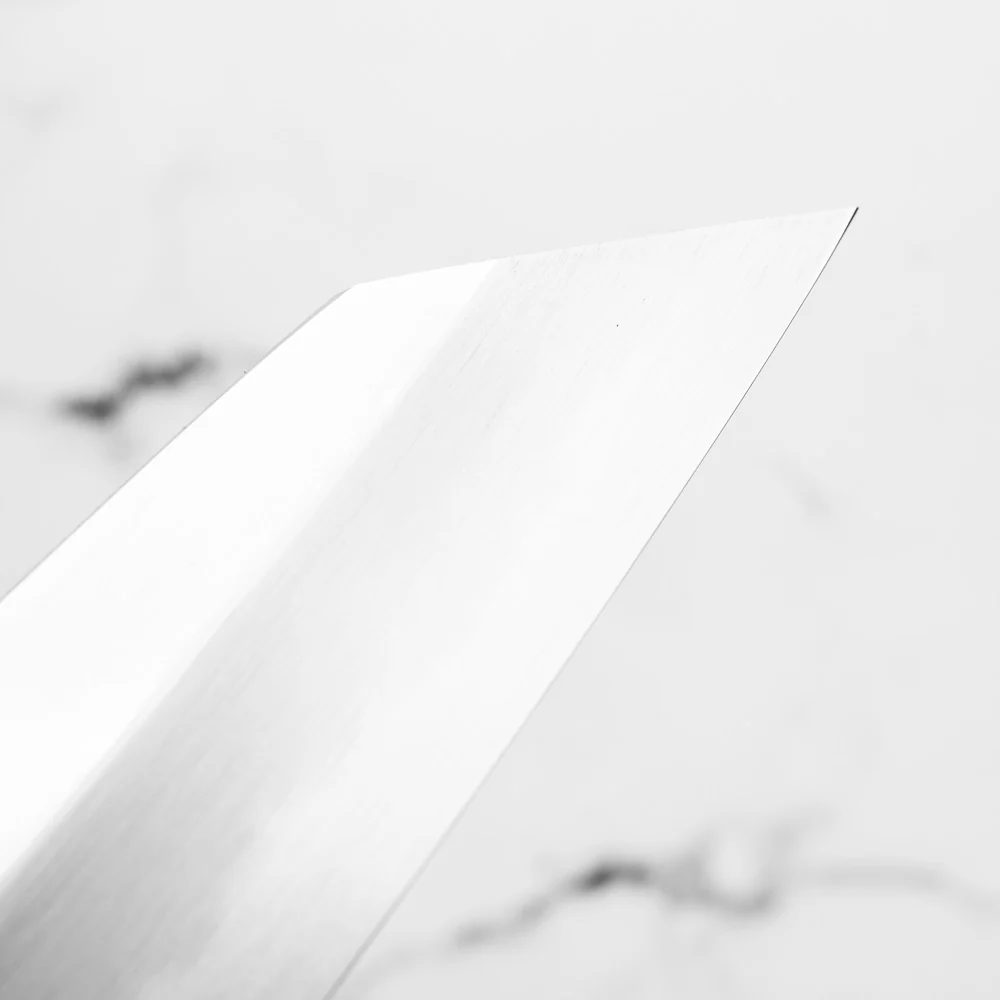 Sakai Kikumori "Choyo" Blue 1 Kiritsuke Gyuto 210mm - Quince - Image 7