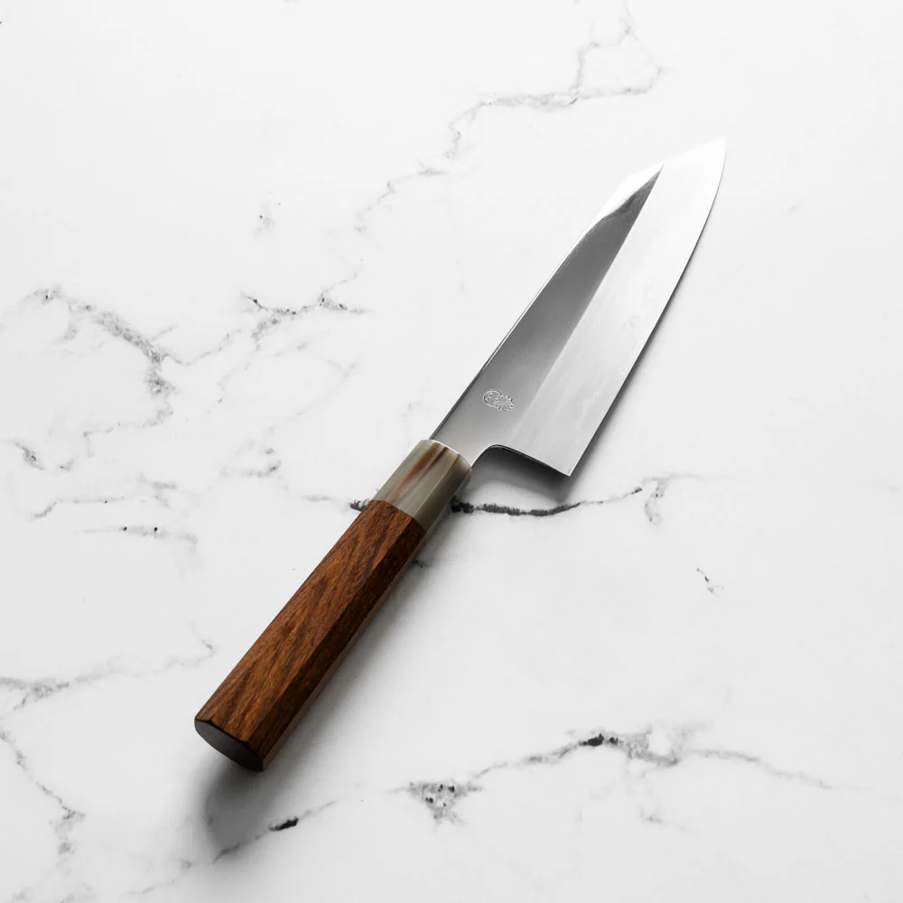 Sakai Kikumori "Choyo" Ginsan Bunka 180mm - Quince - Image 2
