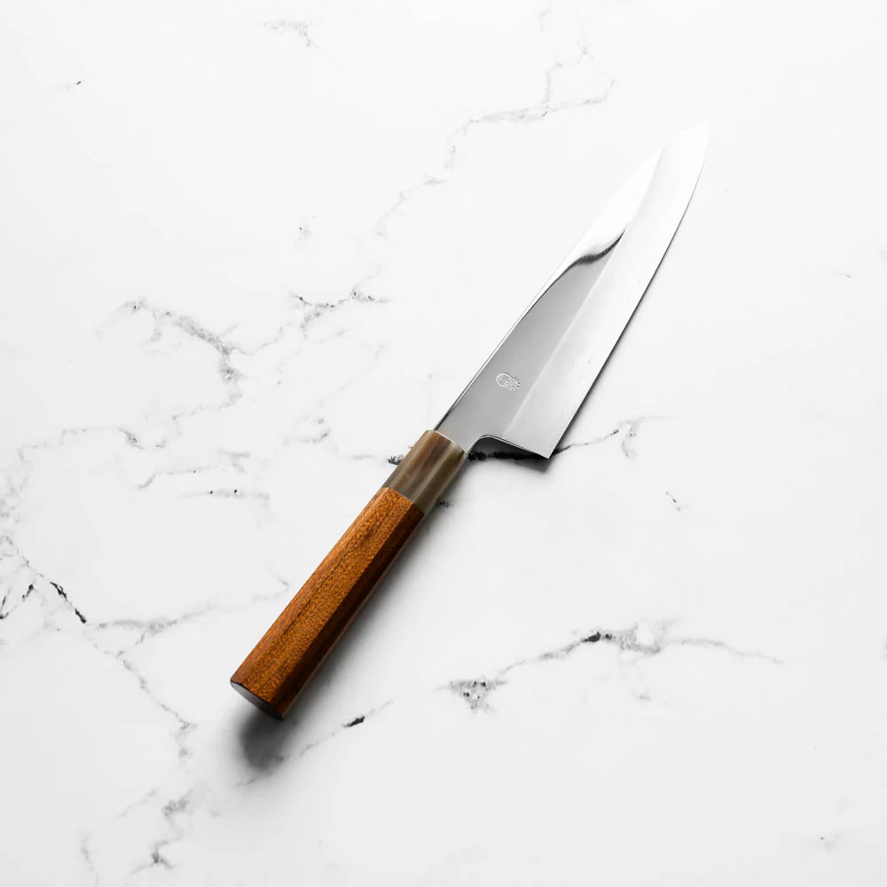 Sakai Kikumori "Choyo" Ginsan Gyuto 210mm - Quince - Image 2