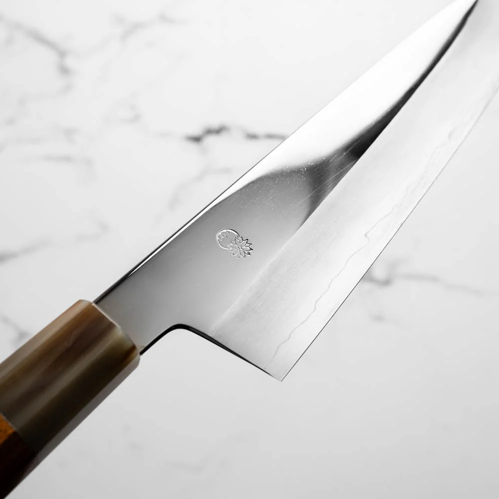 Sakai Kikumori "Choyo" Ginsan Gyuto 210mm - Quince - Image 5