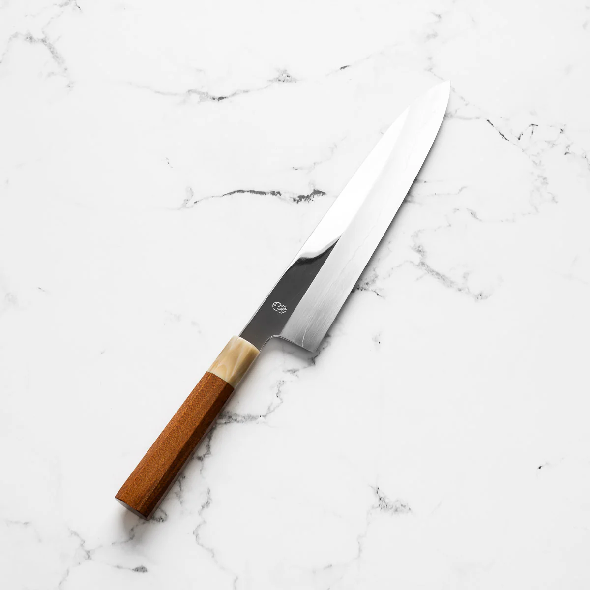 Sakai Kikumori "Choyo" Ginsan Gyuto 240mm - Quince - Image 2