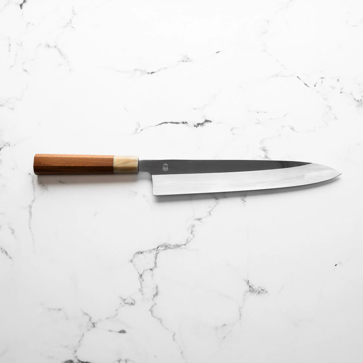 Sakai Kikumori "Choyo" Ginsan Gyuto 240mm - Quince - Image 4