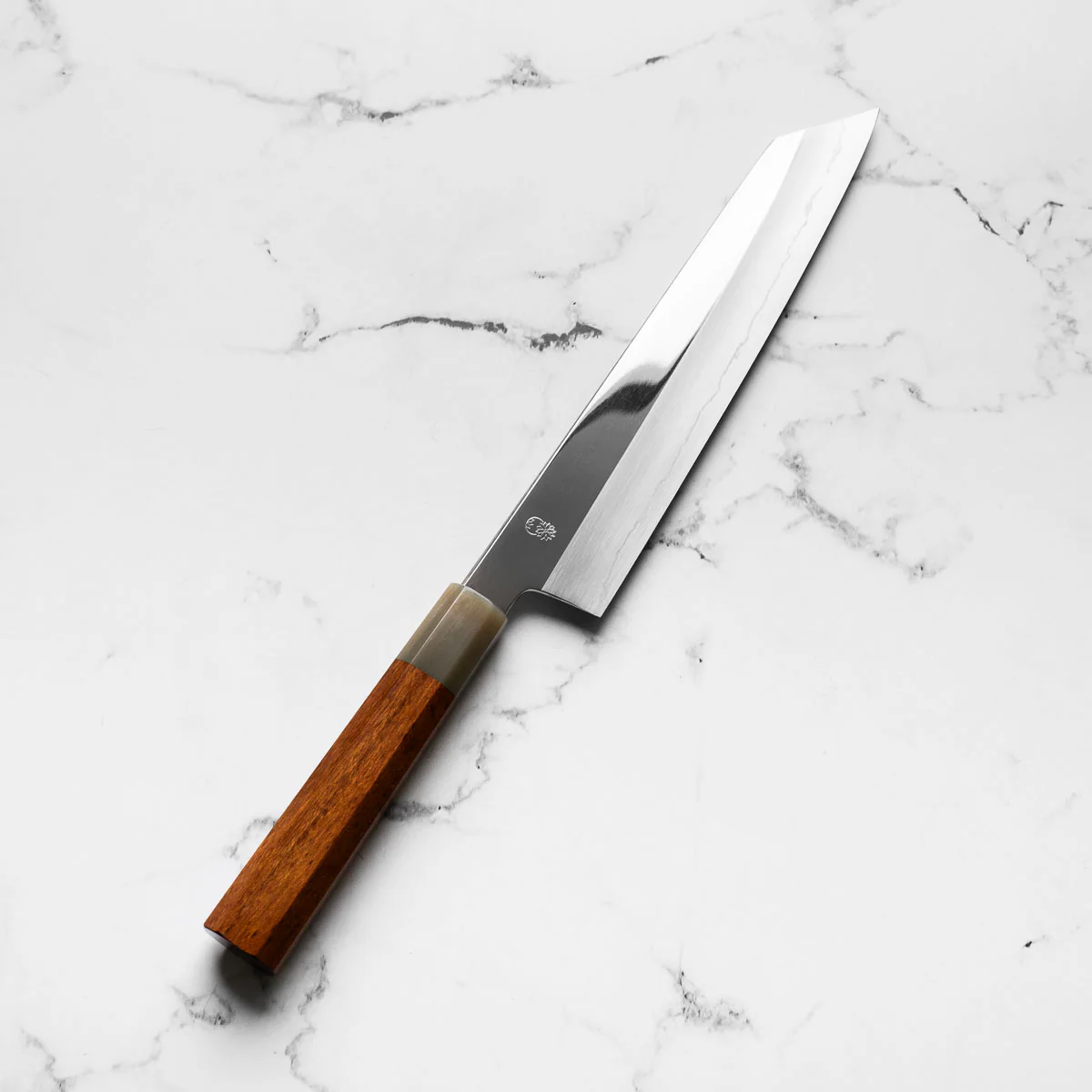 Sakai Kikumori "Choyo" Ginsan Kiritsuke 210mm - Quince - Image 2
