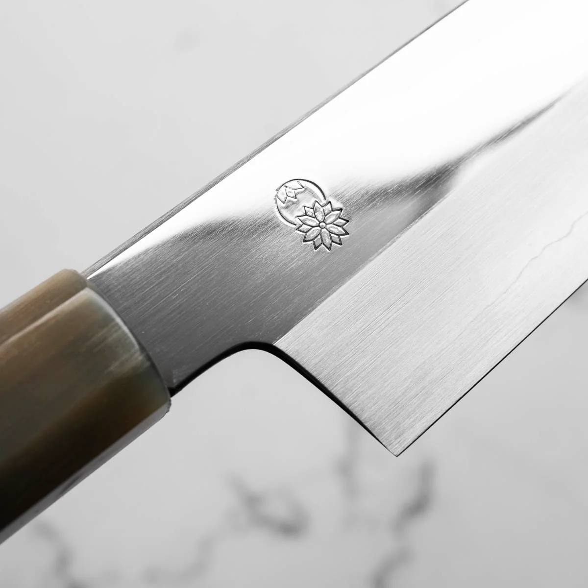 Sakai Kikumori "Choyo" Ginsan Kiritsuke 240mm - Quince - Image 5
