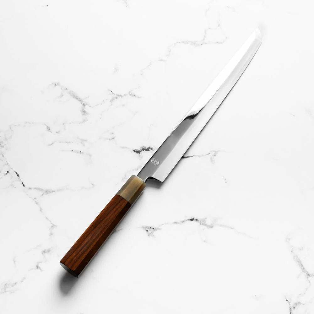 Sakai Kikumori "Choyo" Ginsan Sakimaru Takohiki 300mm - Quince - Image 2
