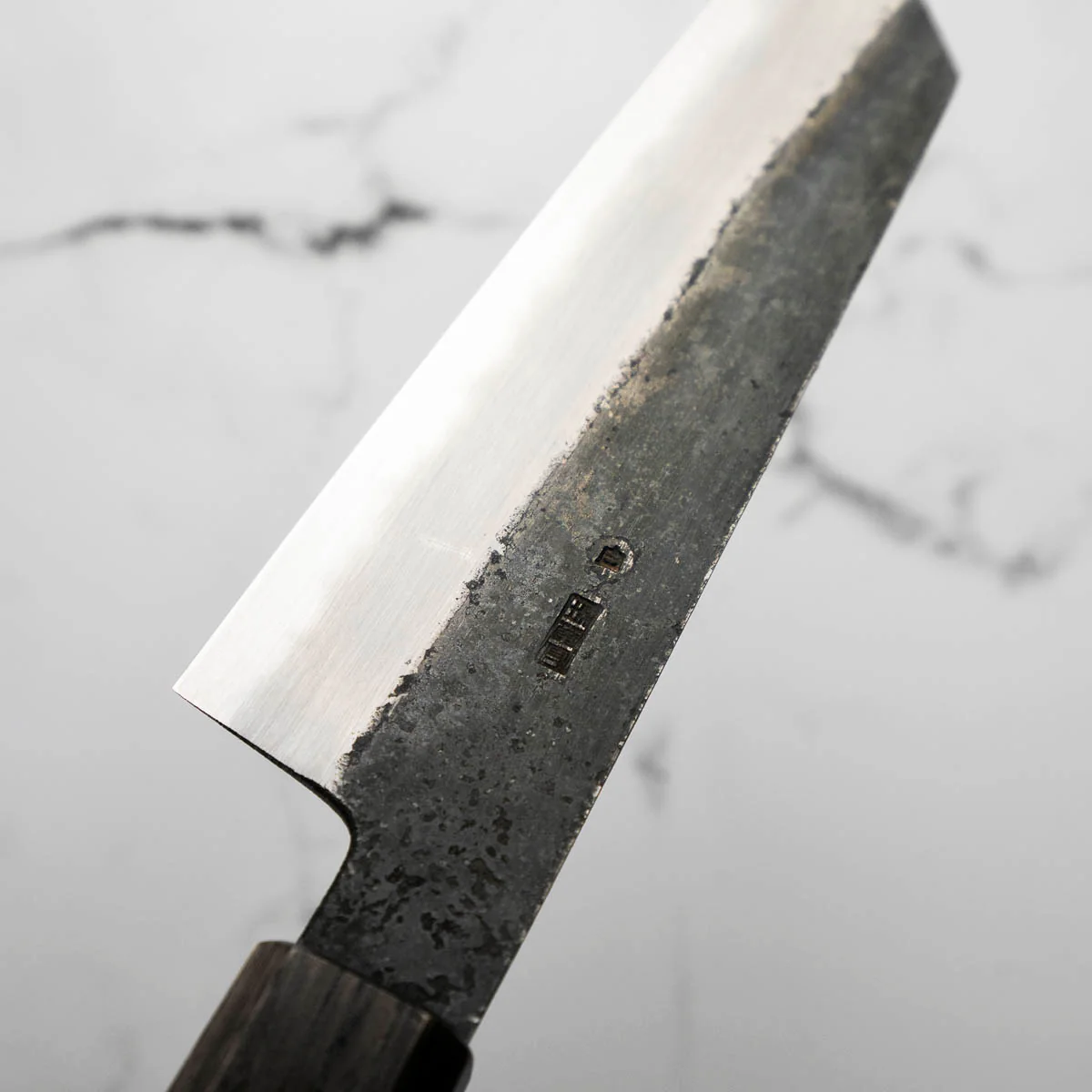 Sakai Kikumori "Kikuzuki Kuro" Bunka 180mm - Image 8