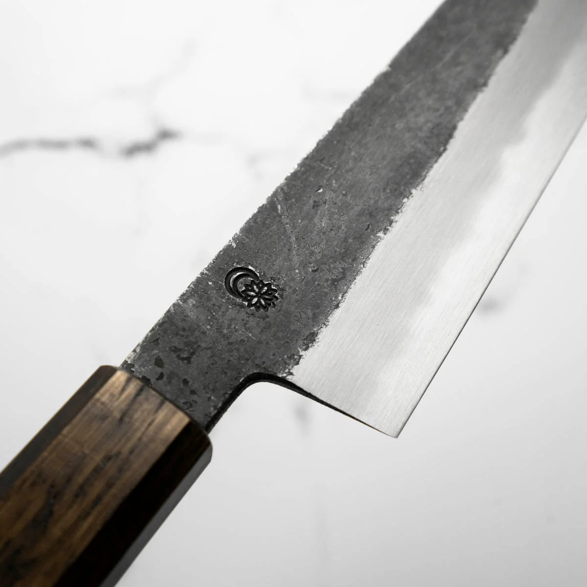 Sakai Kikumori "Kikuzuki Kuro" Bunka 180mm - Image 9