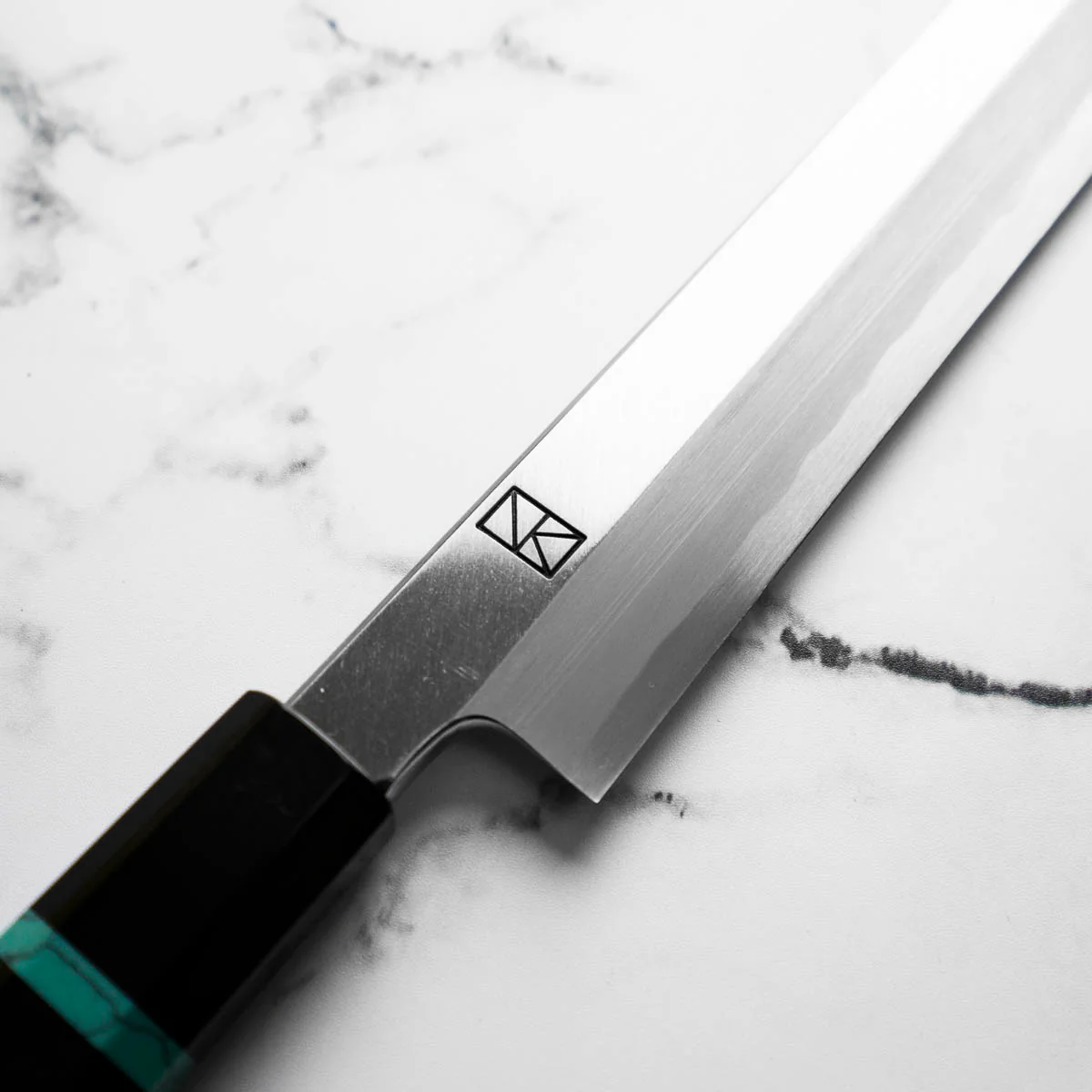 Sakai Kikumori "REN" Blue 1 Sakimaru Yanagiba 270mm - Image 4