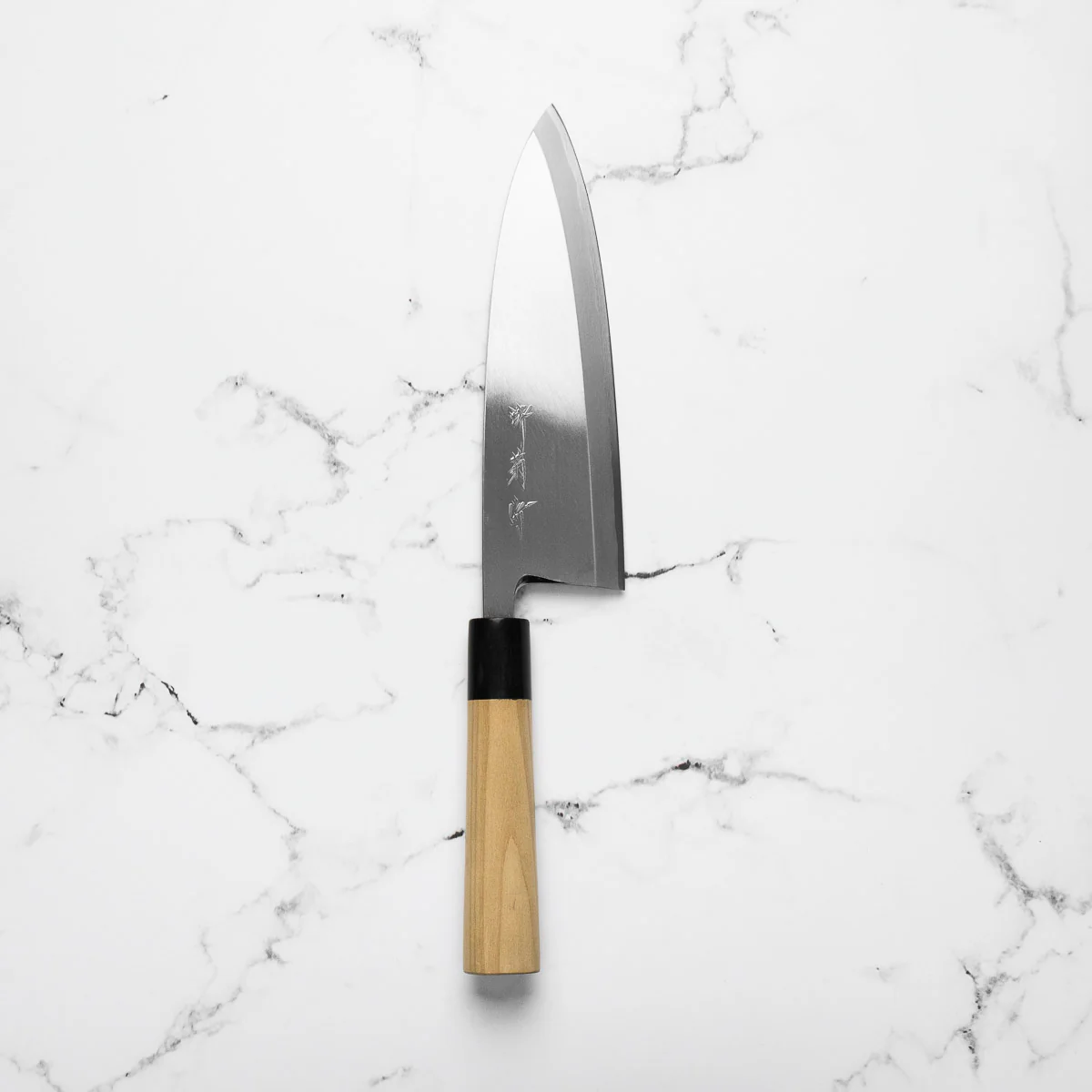 Sakai Kikumori Shironiko Deba 210mm - Image 6