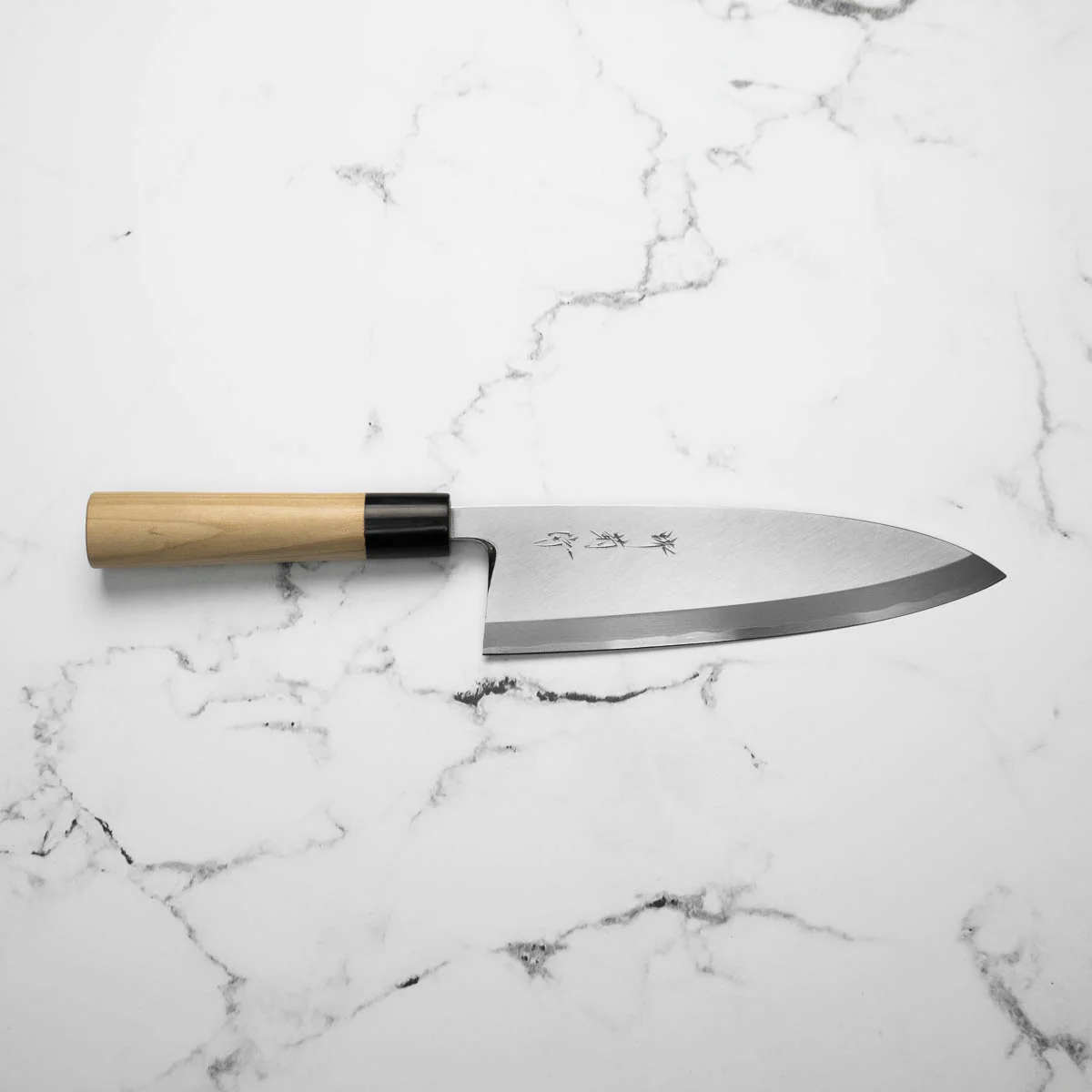 Sakai Kikumori Shironiko Deba 210mm - Image 7