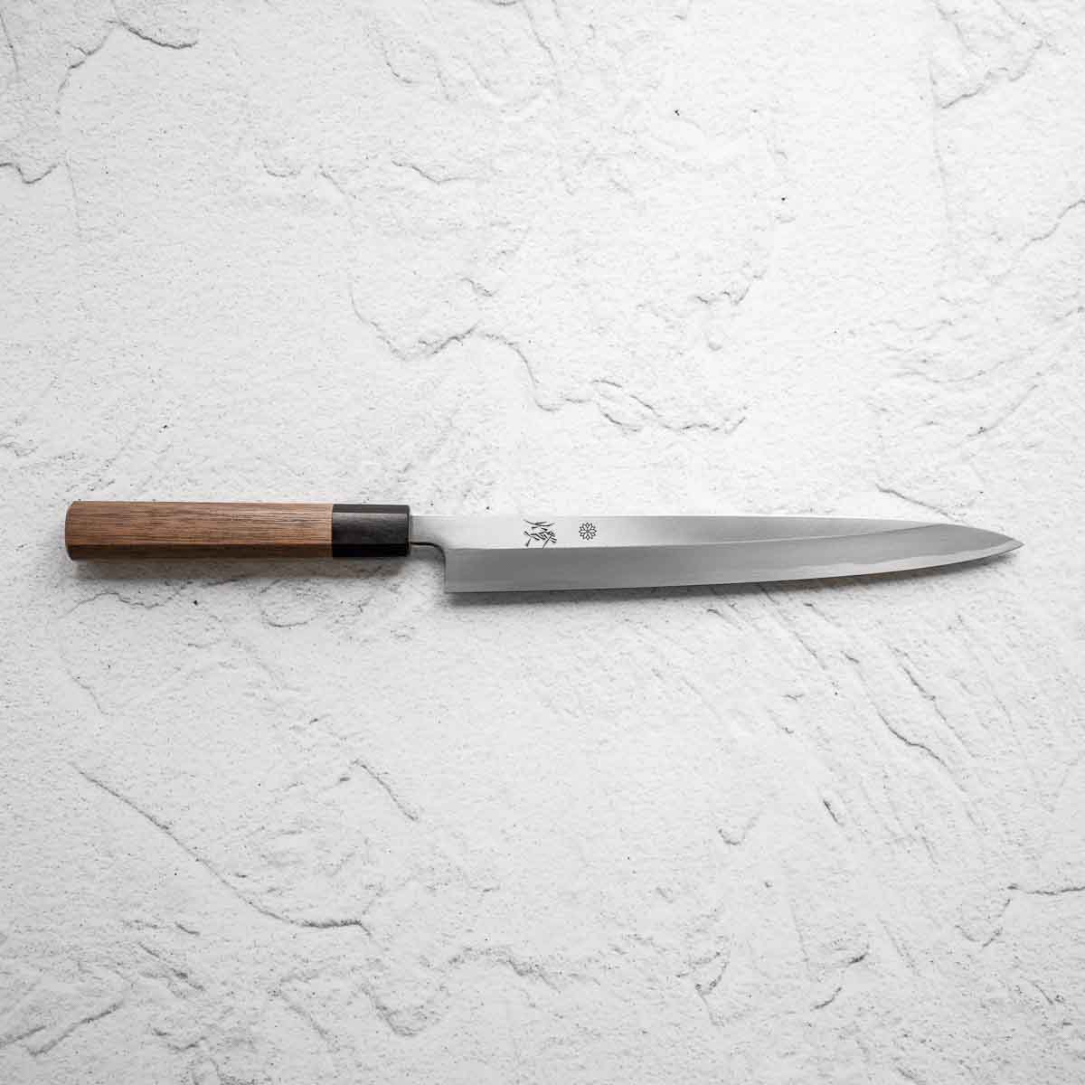 Sakai Kikumori Tomoshibi Yanagiba 240mm - Image 6