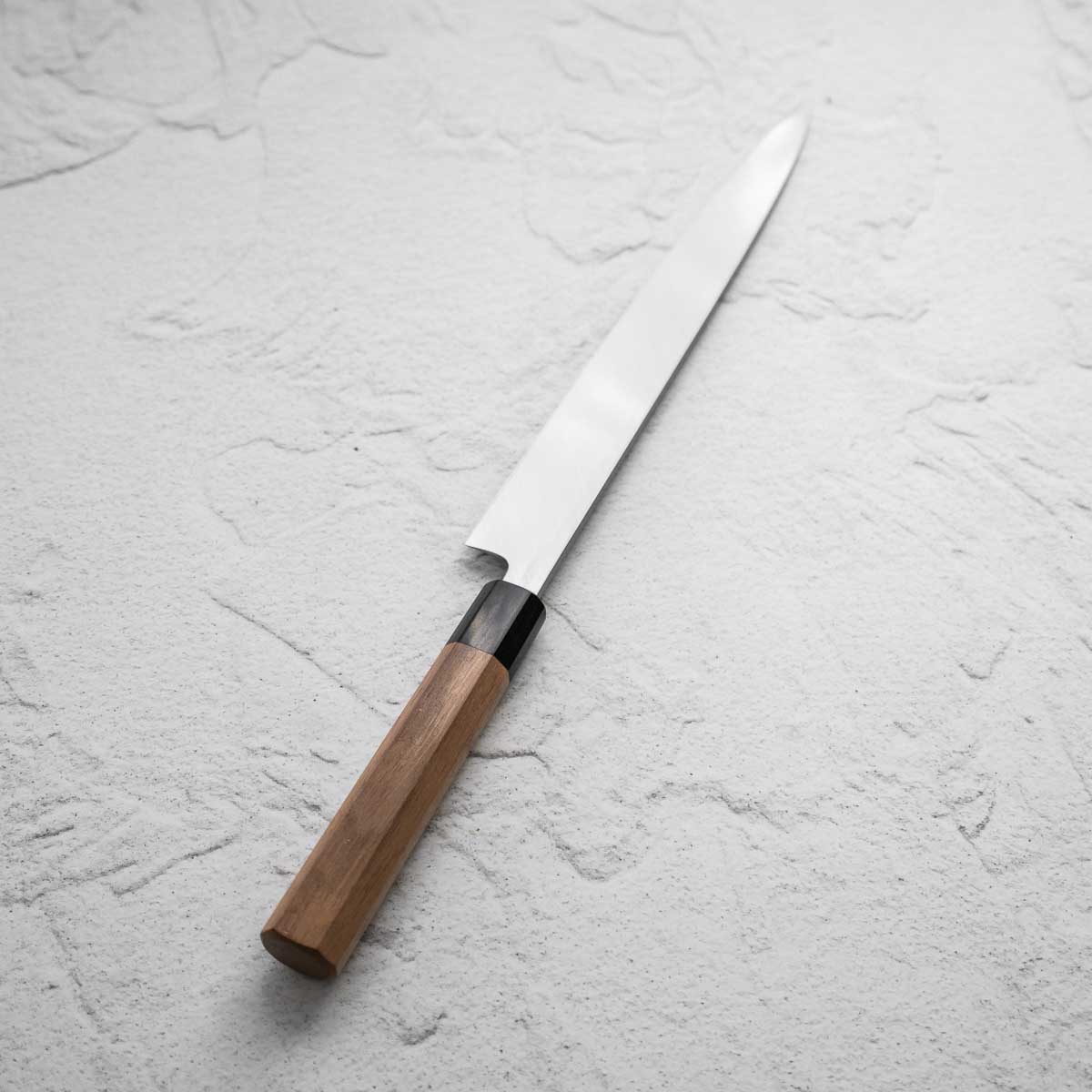 Sakai Kikumori Tomoshibi Yanagiba 300mm - Image 6