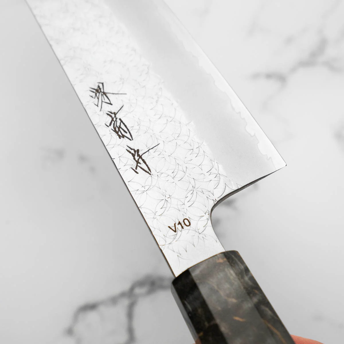 Sakai Kikumori VG10 Gyuto 210mm - Dark Maple - Image 3