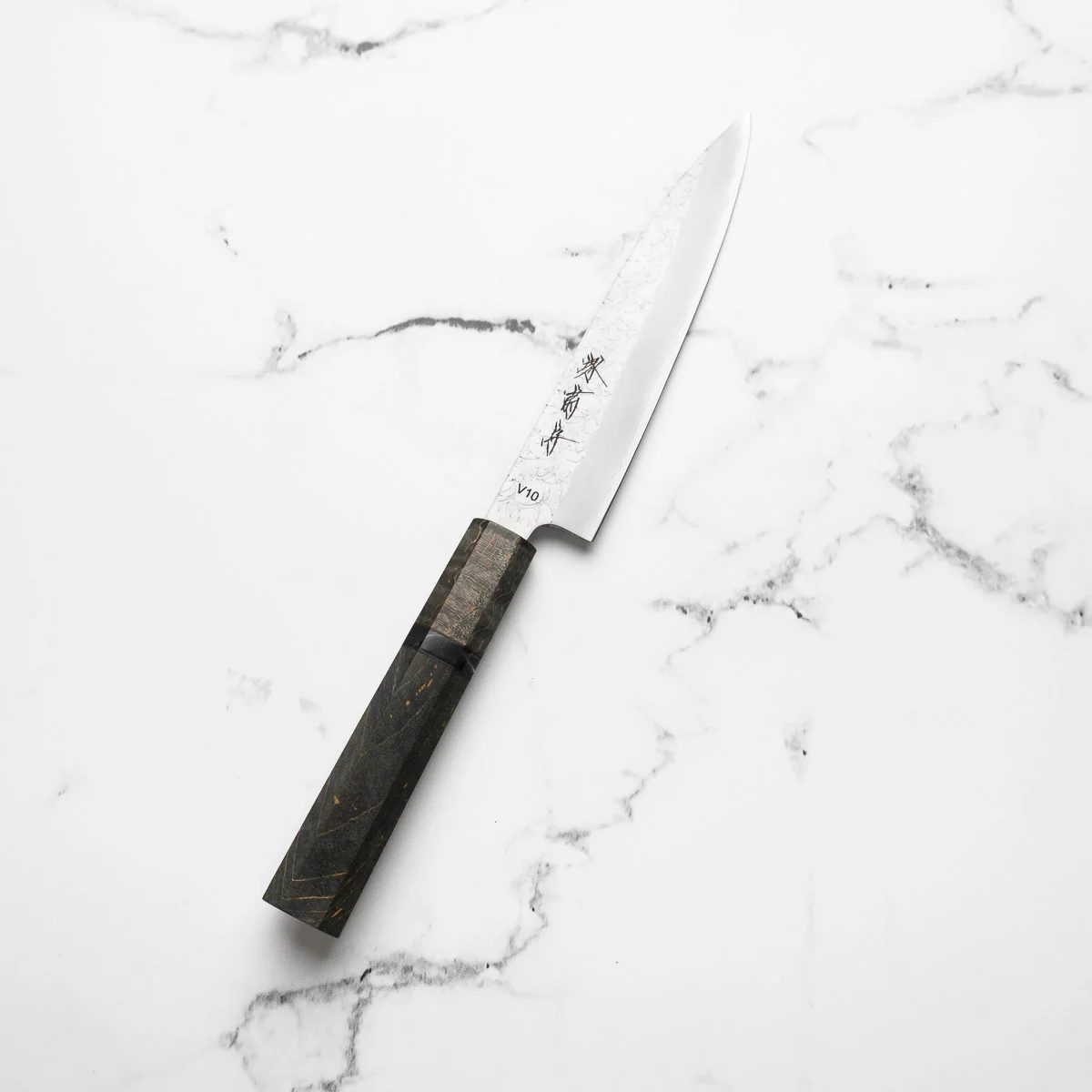 Sakai Kikumori VG10 Petty 135mm - Dark Maple - Image 2
