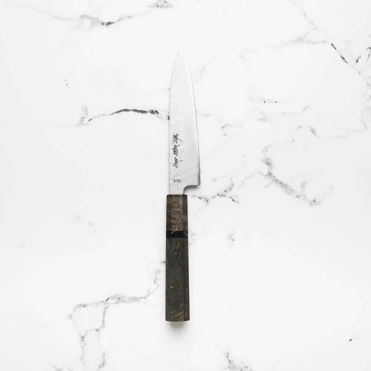 Sakai Kikumori VG10 Petty 135mm - Dark Maple - Image 3
