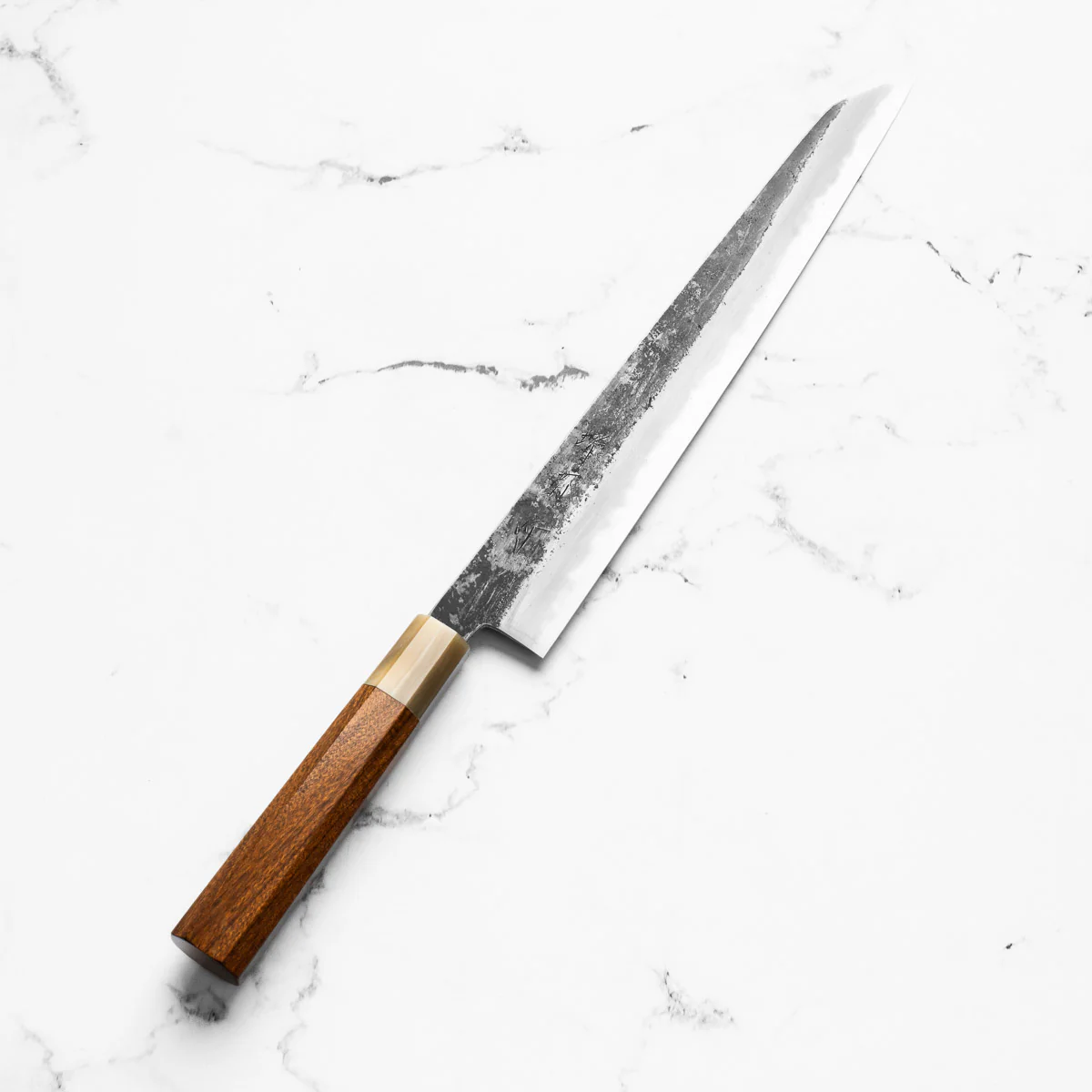 Sakai Kikumori White 2 Kurouchi Kiritsuke Sujihiki 300mm - Quince - Image 2