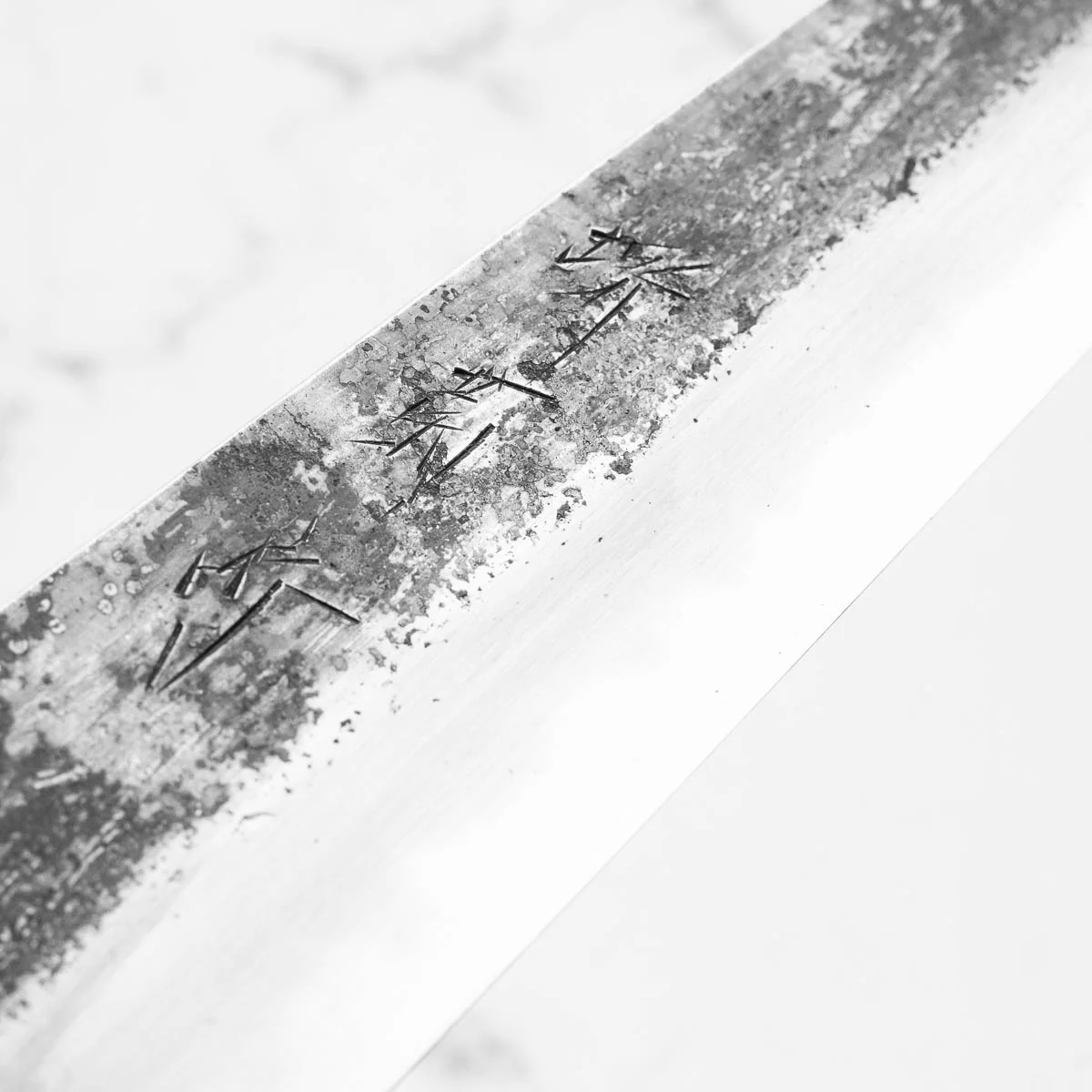 Sakai Kikumori White 2 Kurouchi Kiritsuke Sujihiki 300mm - Quince - Image 5