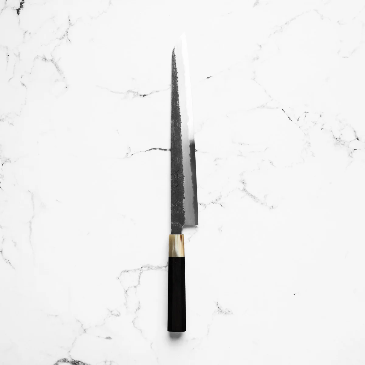Sakai Kikumori White 2 Kurouchi Kiritsuke Sujihiki 300mm - Persimmon - Image 3