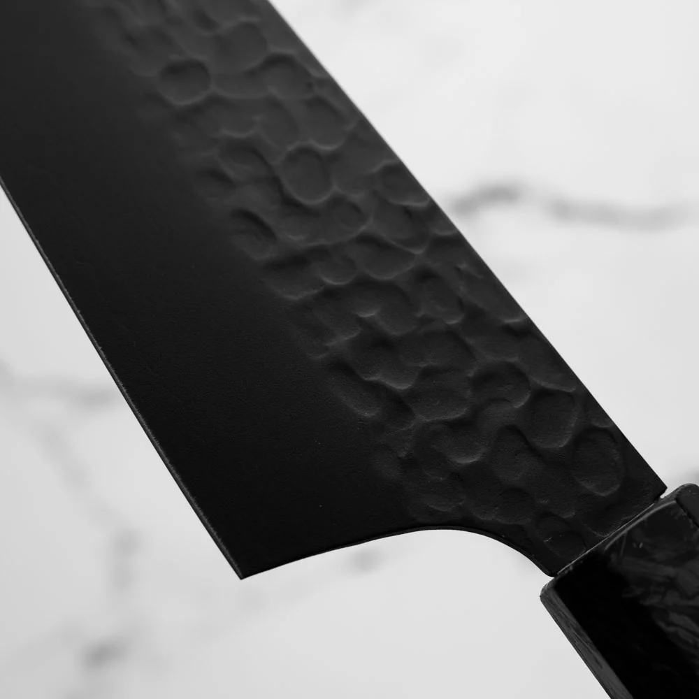 Sakai Takayuki Kurokage VG10 Bunka 160mm - Dark Carbon Fibre - Image 6