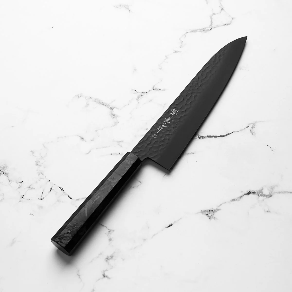 Sakai Takayuki Kurokage Gyuto 240mm - Dark Carbon Fibre - Image 2