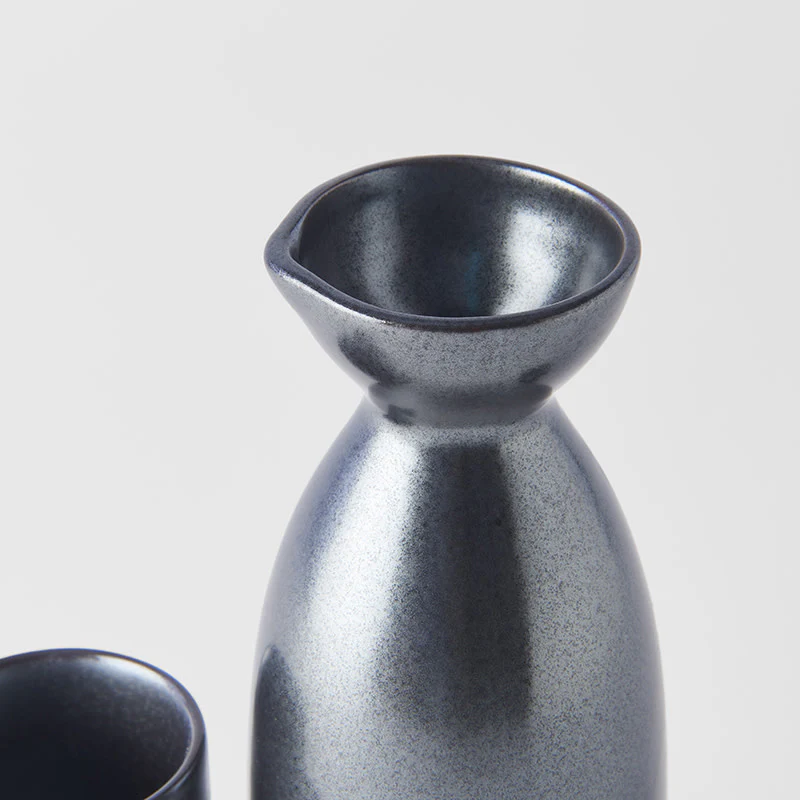 Sake Set - Metallic Grey - Image 3