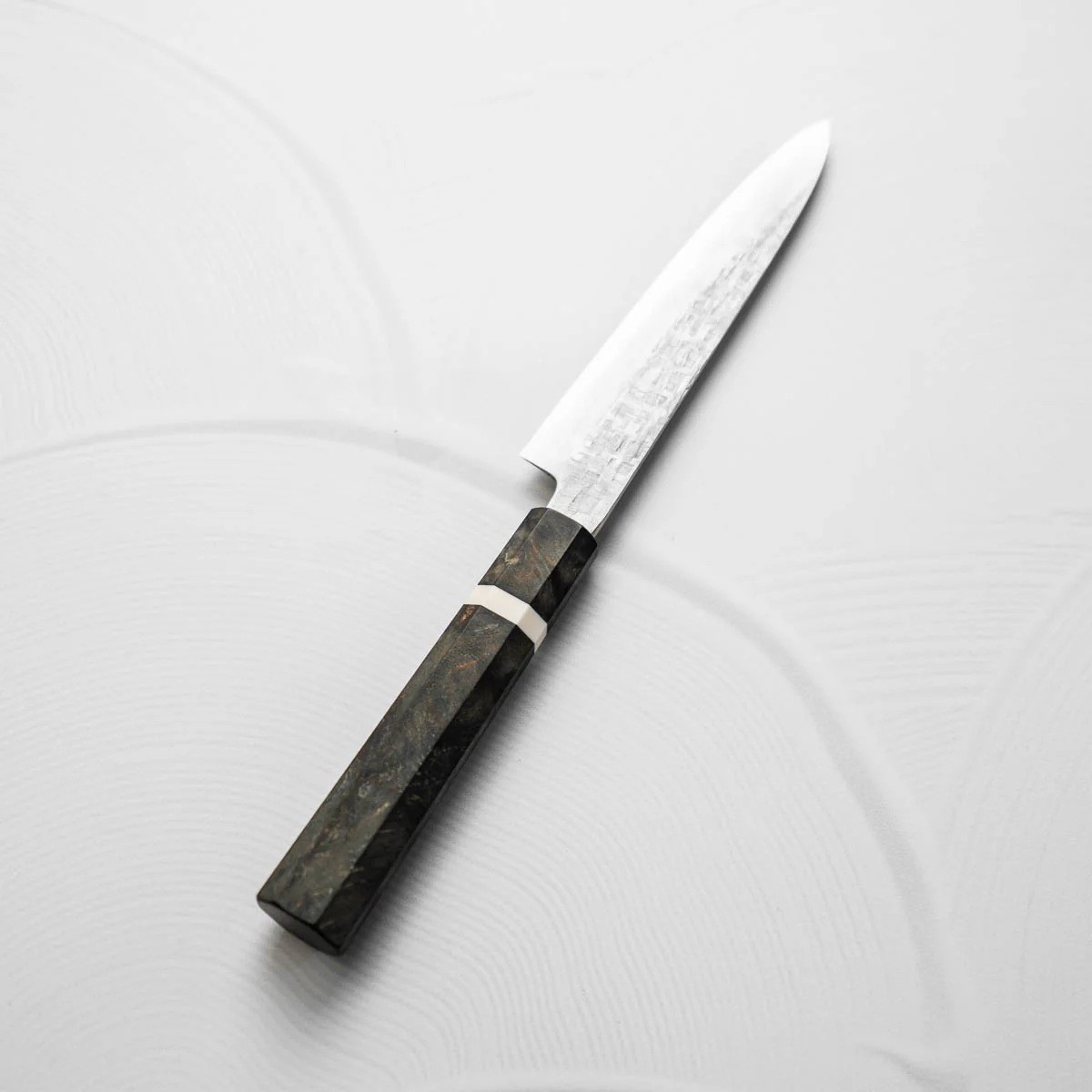 Satoshi Nakagawa Ginsan Tsuchime Petty 150mm - Maple - Image 4