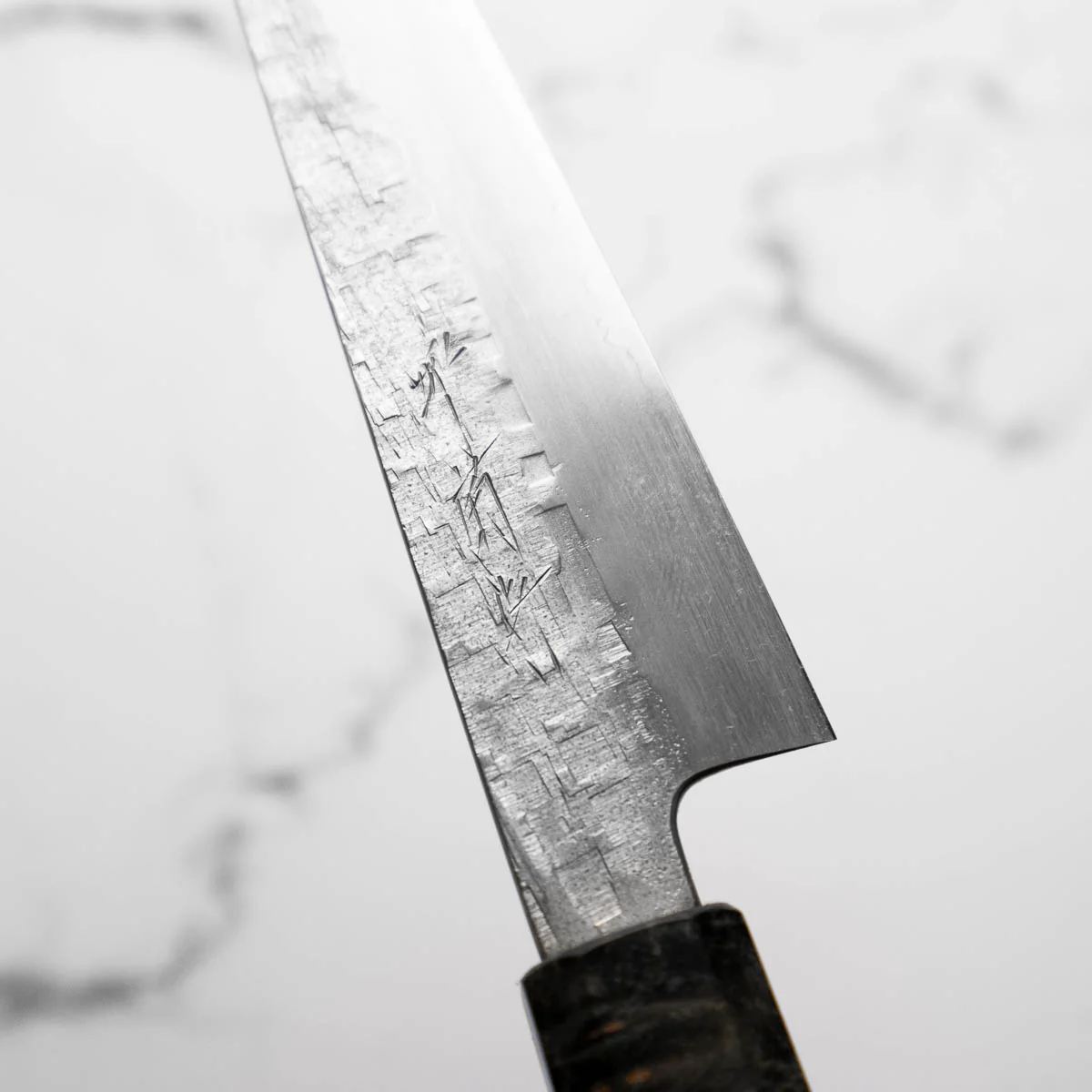 Satoshi Nakagawa Ginsan Tsuchime Petty 150mm - Turquoise - Image 6