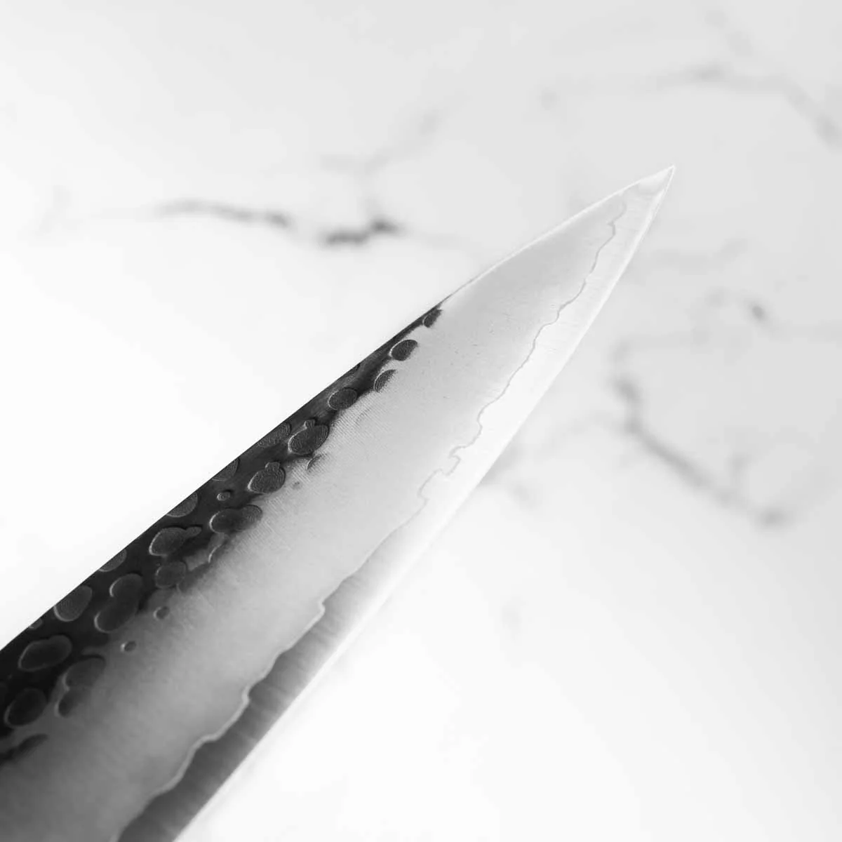 Seido Ginsan Kurouchi Tsuchime Gyuto 210mm - Image 6