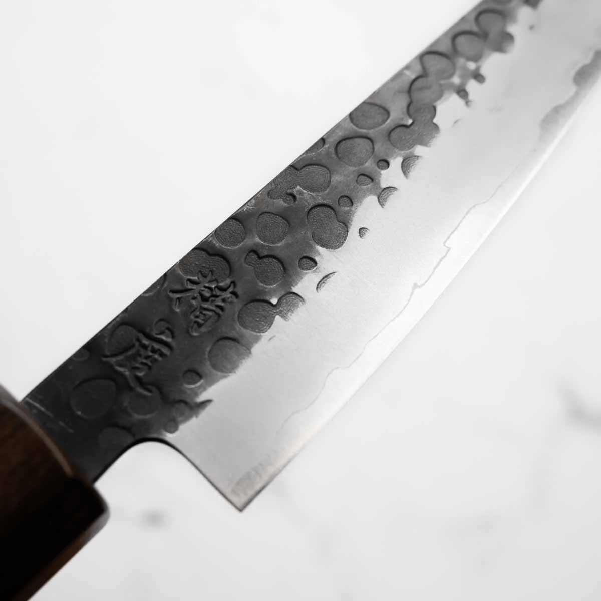 Seido Ginsan Kurouchi Tsuchime Petty 135mm - Image 4