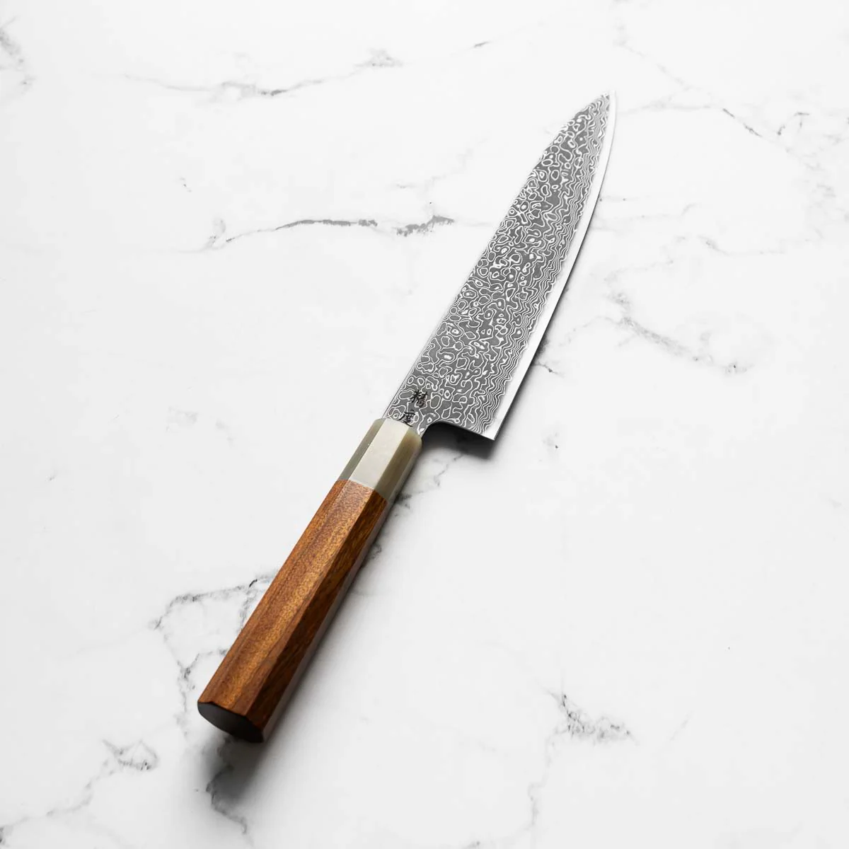 Seido VG10 Kurozome Nickel Damascus Gyuto 210mm - Quince - Image 2