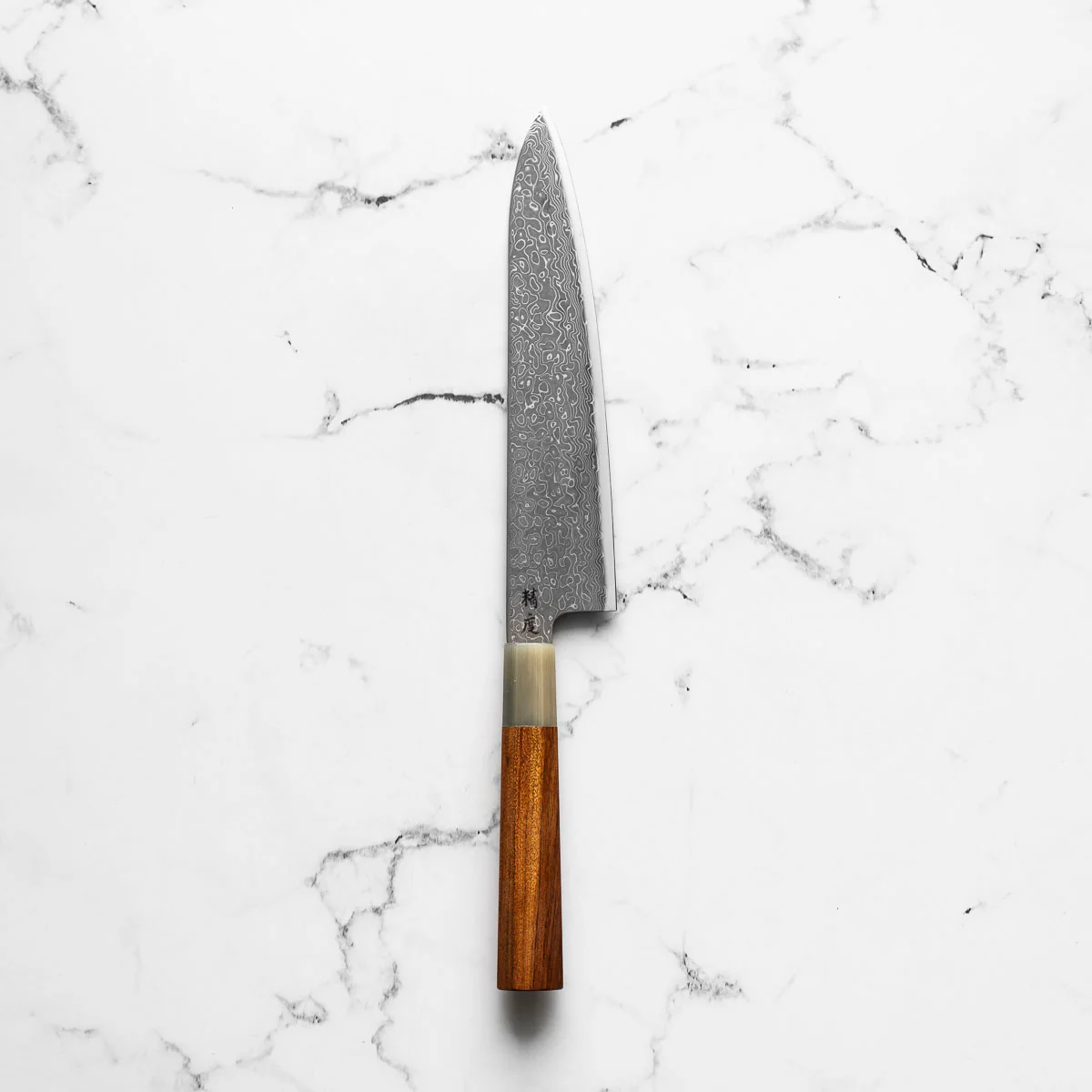 Seido VG10 Kurozome Nickel Damascus Gyuto 210mm - Quince - Image 3